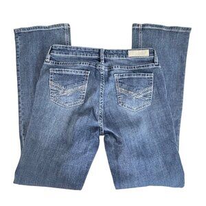 Rock & Roll Cowgirl Womens Bootcut Jeans Size 3/4‎ Blue Denim